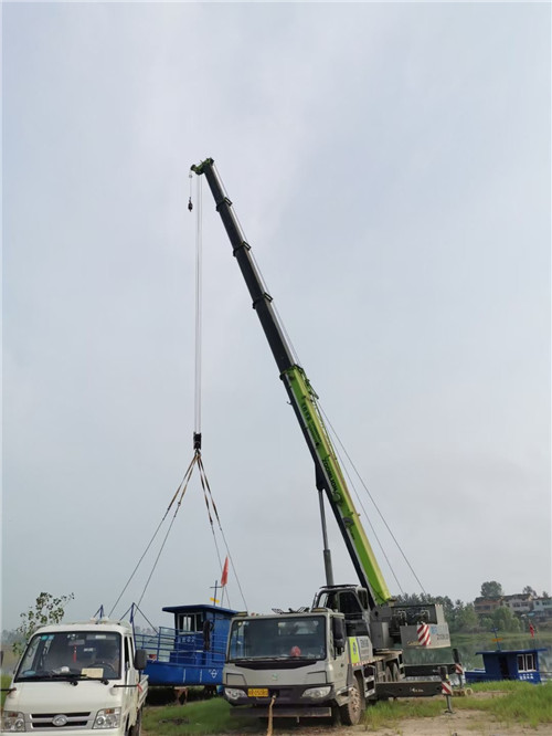 北仑区桥梁建设吊装案例